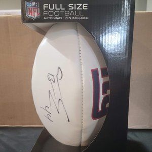 Autographed NY Giants Football - Ahmad Bradshaw #44 - Rare